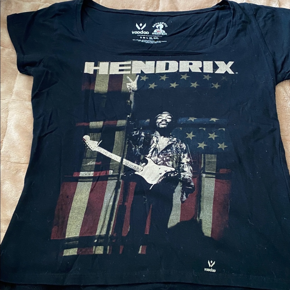 Black Hendrix Graphic Tee